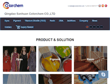 Tablet Screenshot of cncolorchem.com